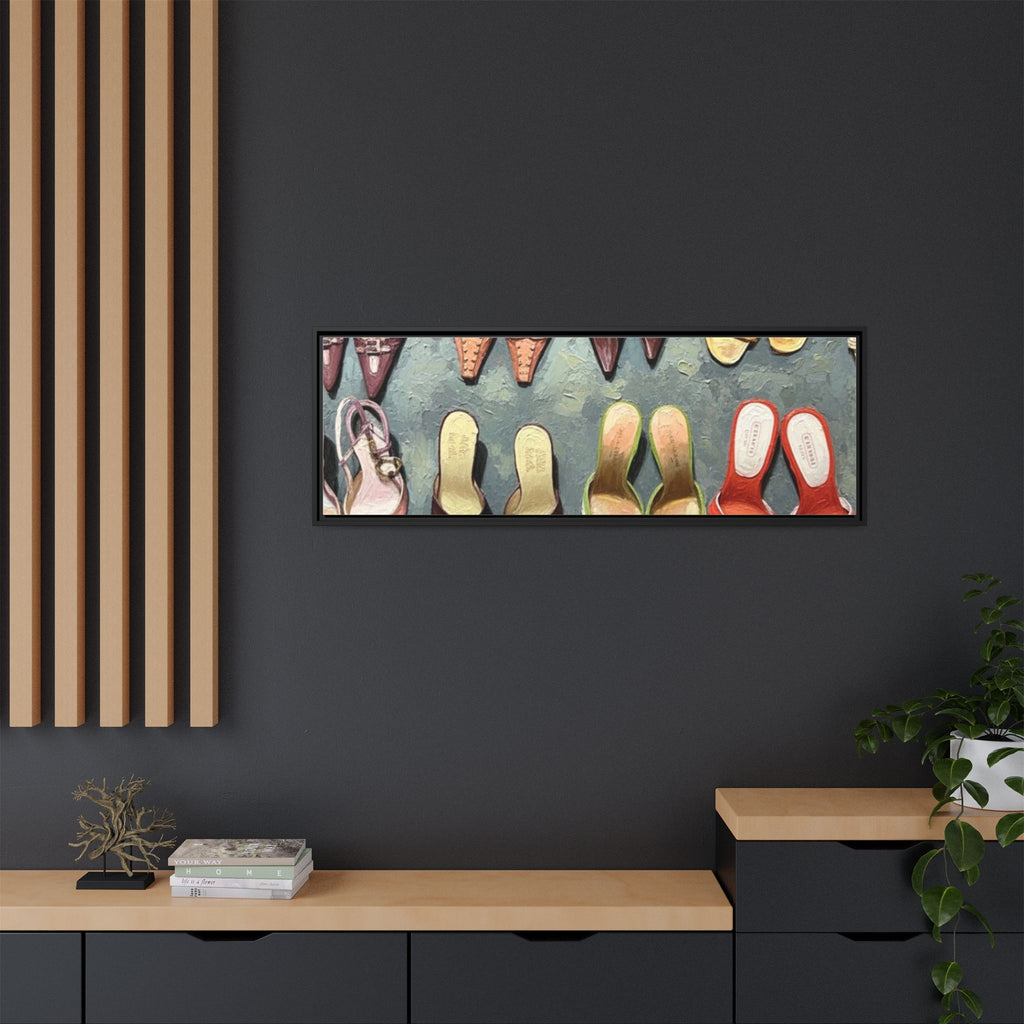 Luxury heels Matte Canvas, Framed (Multi-color)