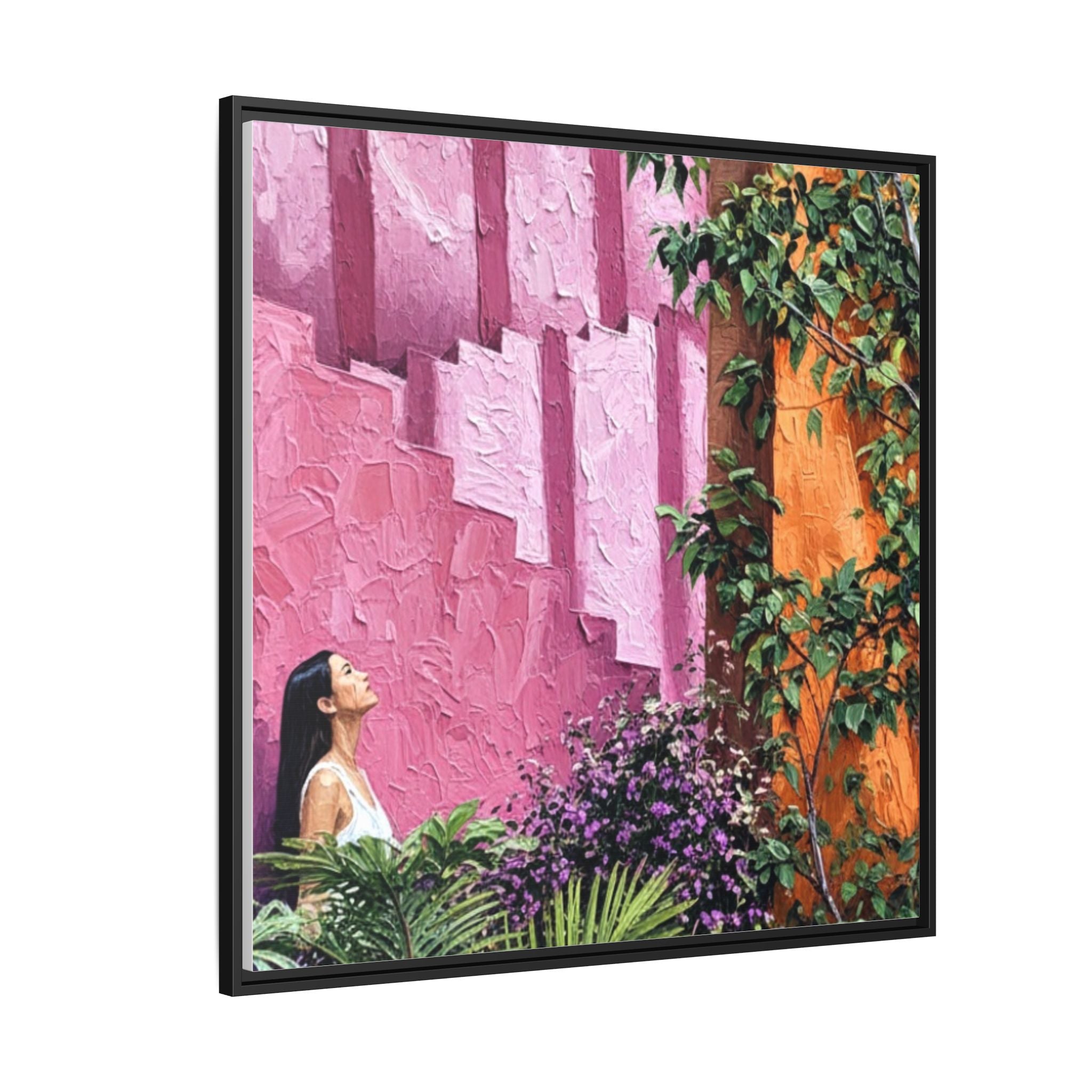 Matte Canvas, Framed (Multi-color)