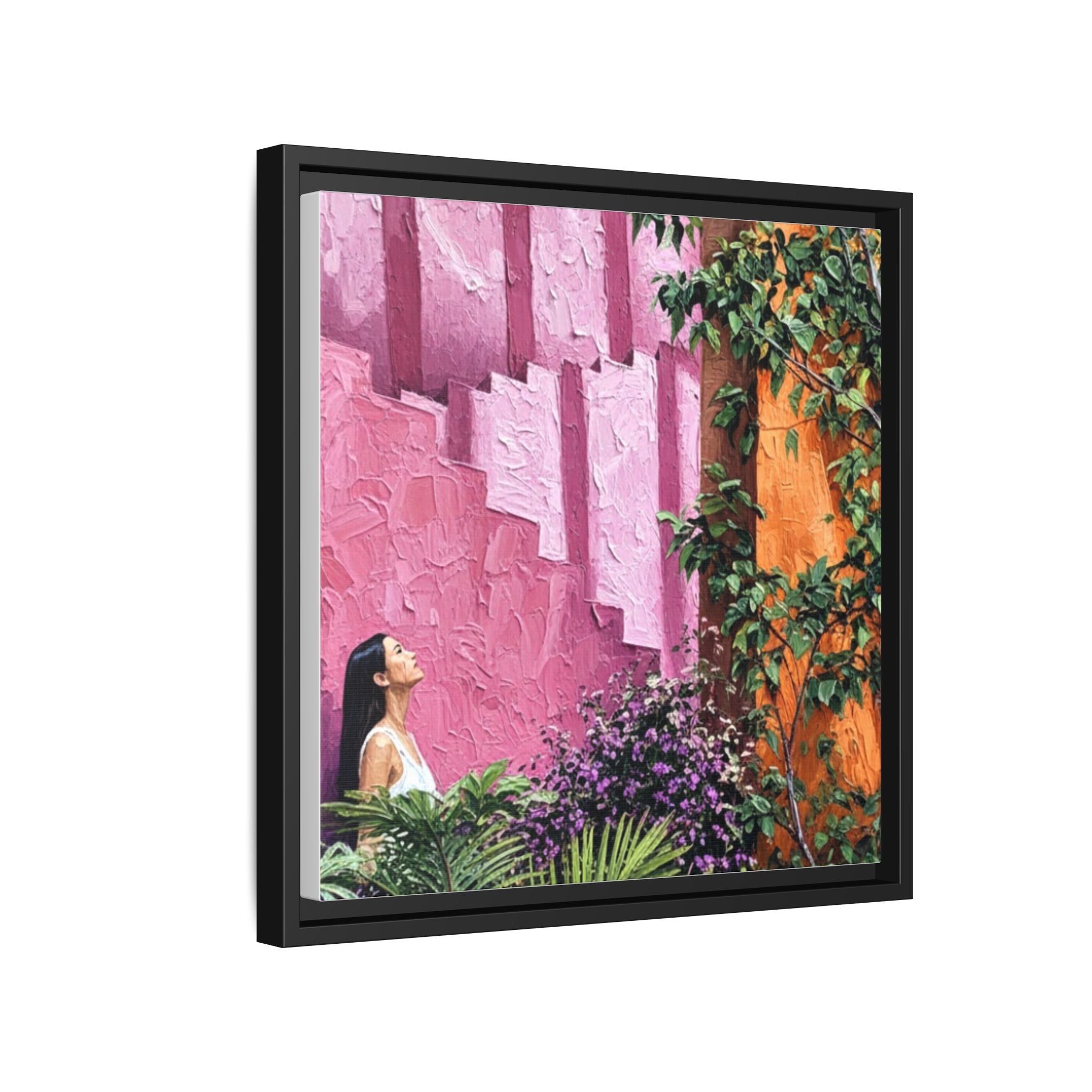 Matte Canvas, Framed (Multi-color)