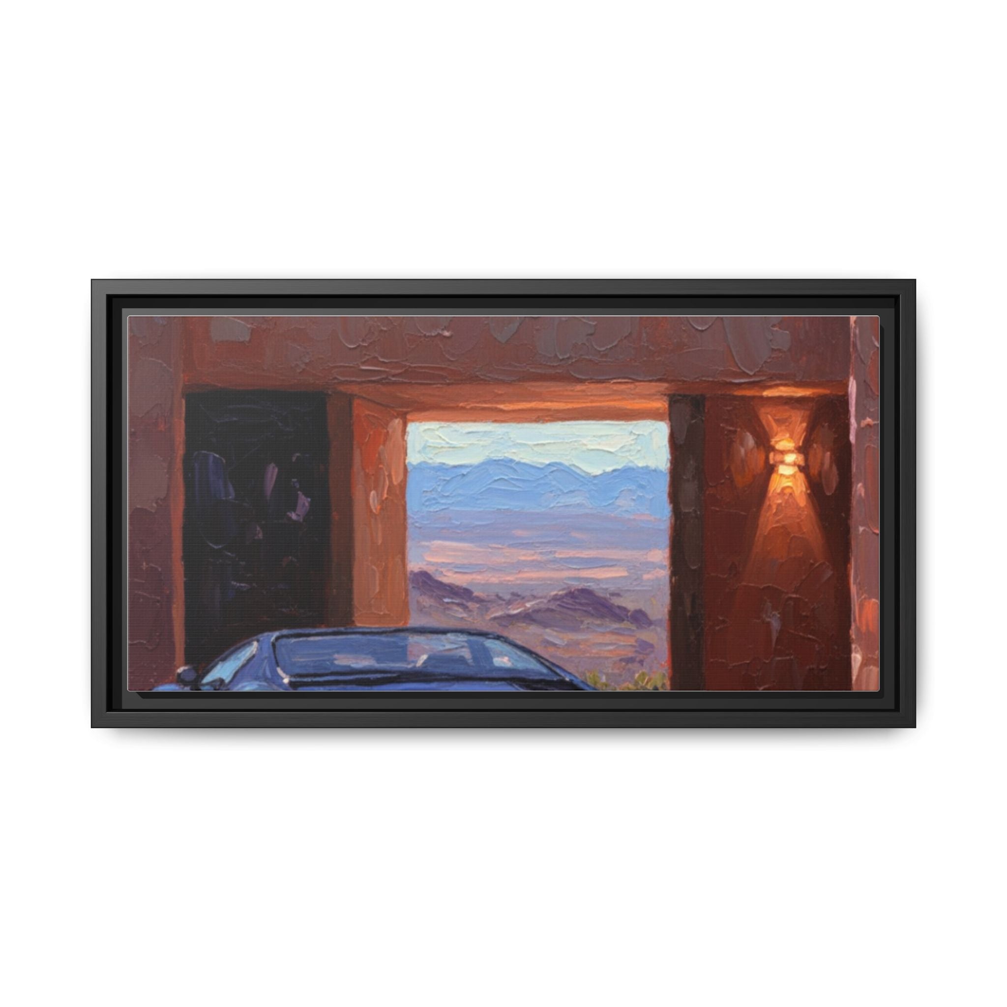 Matte Canvas, Framed (Multi-color)