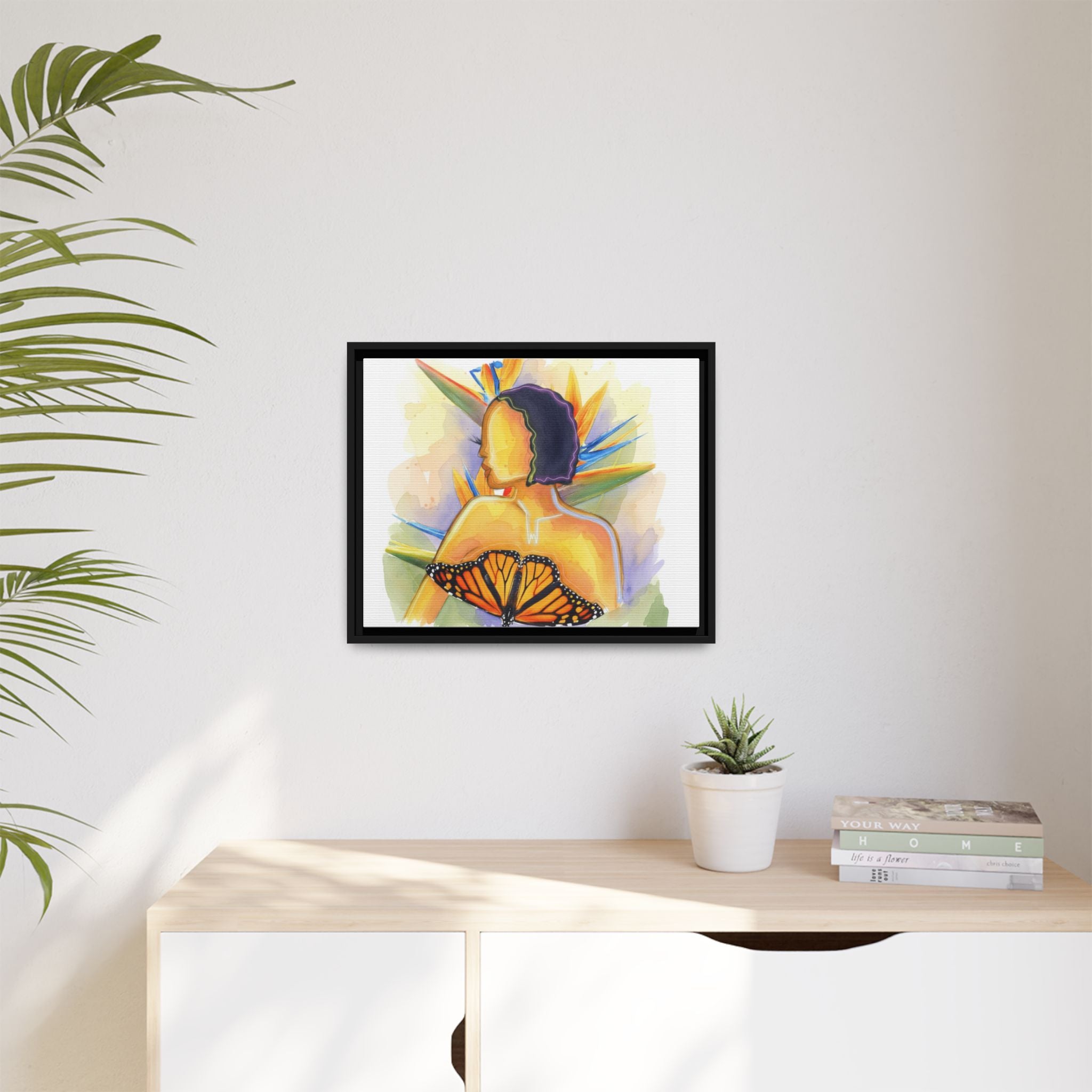 Matte Canvas, Framed (Multi-color)